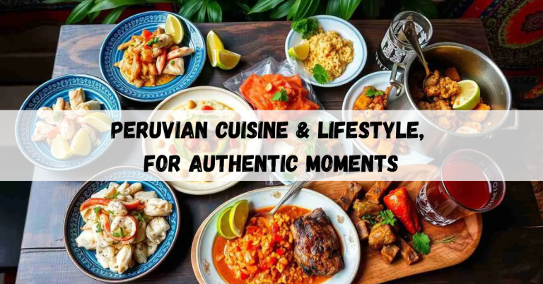 Peruvian Cuisine & Lifestyle, For Authentic Moments