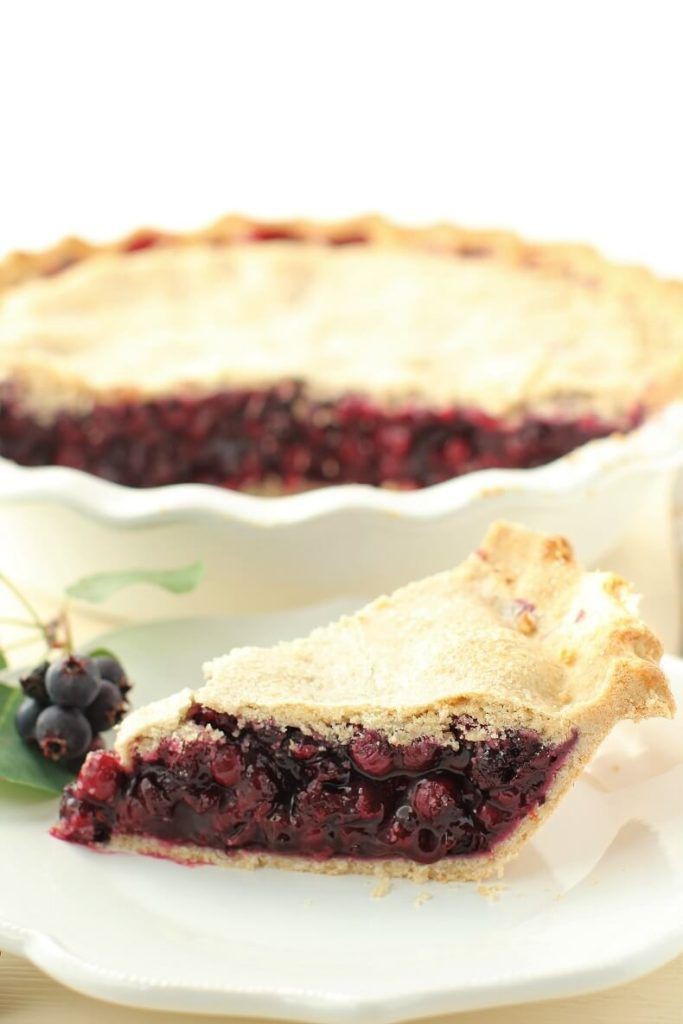 Saskatoon Berry Pie