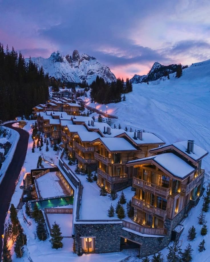 Skiing in the Alps