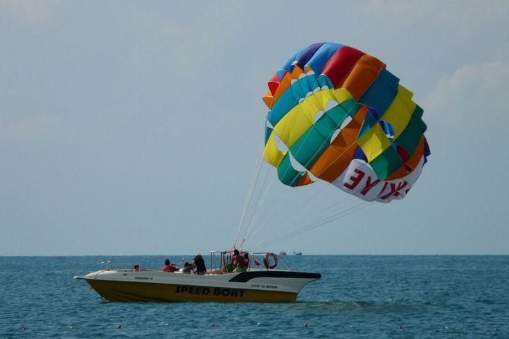 Jet Skiing and Parasailing