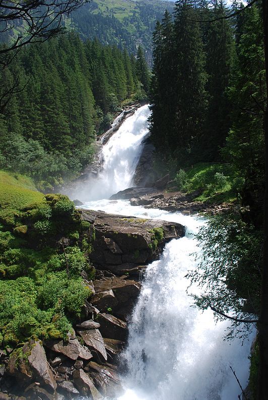 Watervallen van Krimml